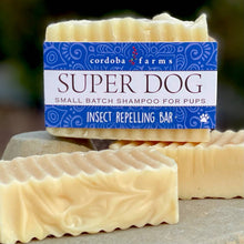 Load image into Gallery viewer, Adorable Dog's Insect Repelling Shampoo Bar - Super Dog