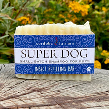 Load image into Gallery viewer, Adorable Dog's Insect Repelling Shampoo Bar - Super Dog