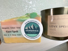 Load image into Gallery viewer, Tranquil Bath's Natural Love Spell Artisan Soap - Slice