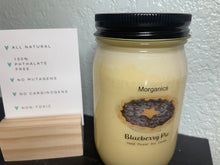Load image into Gallery viewer, All Natural Blueberry Pie Hand Poured Soy Candle - 16 oz