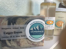 Load image into Gallery viewer, Tranquil Bath's Natural Coffee Break Artisan Soap - Slice