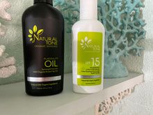 Load image into Gallery viewer, Go Outside with Organic Platinum Tanning Oil