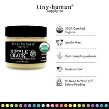 Load image into Gallery viewer, Baby Mama's Nipple Crack Organic Nipple Balm - 1.8oz