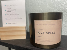 Load image into Gallery viewer, All Natural Love Spell Hand Poured Soy Candle
