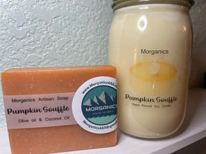 All Natural Pumpkin Soufflé hand Poured Soy Candle - 16 oz