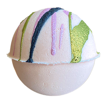 Load image into Gallery viewer, Tranquil Bath’s Giant Cucumber Melon Hand Crafted Bath Bomb - 5.5 oz
