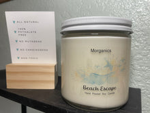 Load image into Gallery viewer, All Natural Beach Escape Hand Poured Soy Candle - 16 oz
