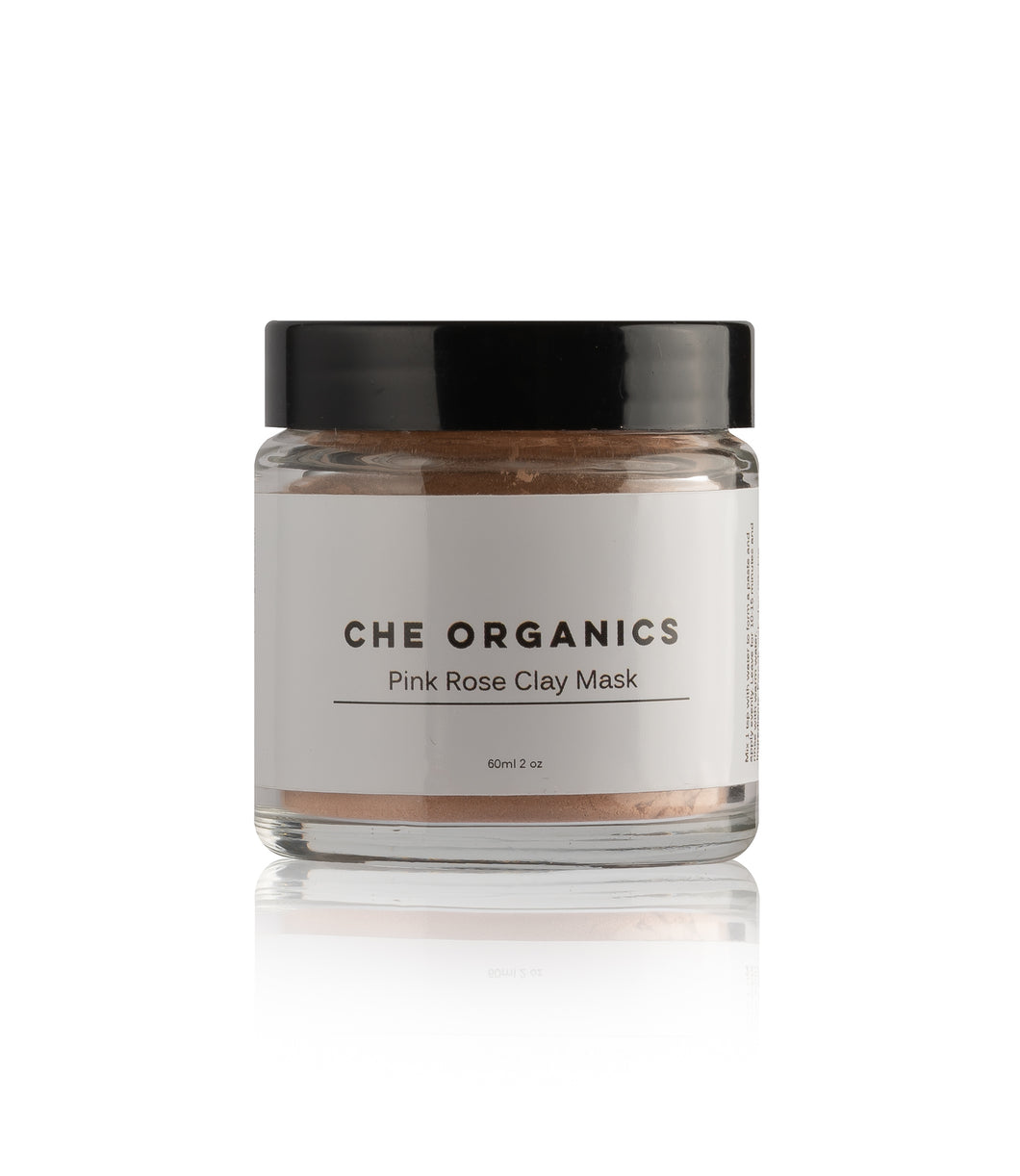 Flawless Skin's Organic Pink Rose Clay Mask - 60 ml