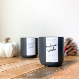 All Natural Cashmere Sweater Hand Poured Soy Candle - 16 oz