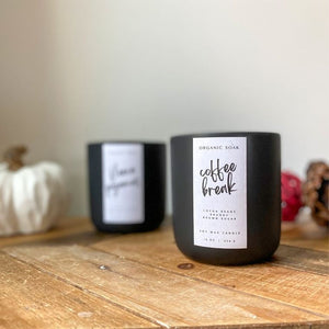 All Natural Coffee Break Hand Poured Soy Candle - 16 oz