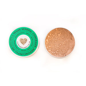 Glowing Face's Vegan Mineral Powder Concealer in Medium - Refillable Tin - 5g